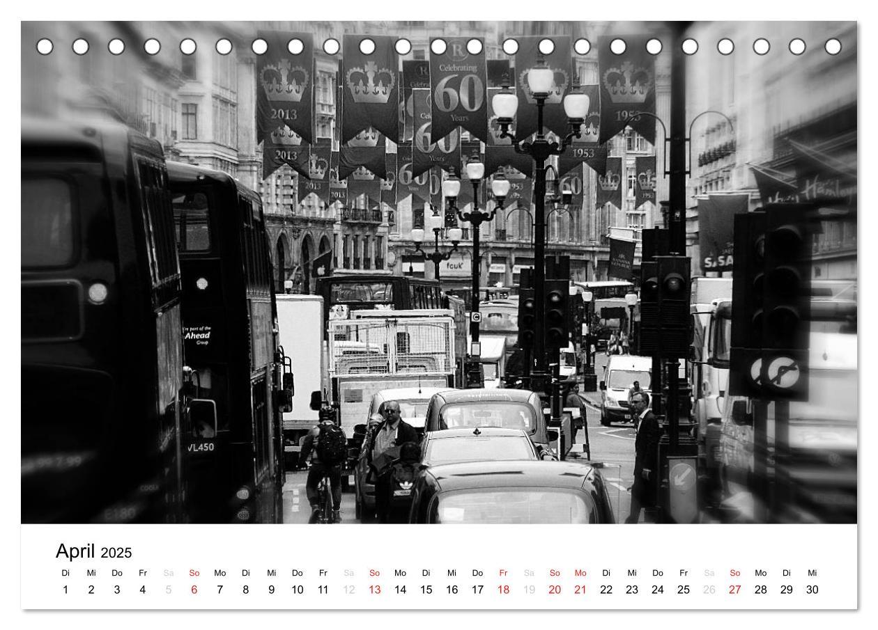 Bild: 9783435761180 | London (Tischkalender 2025 DIN A5 quer), CALVENDO Monatskalender