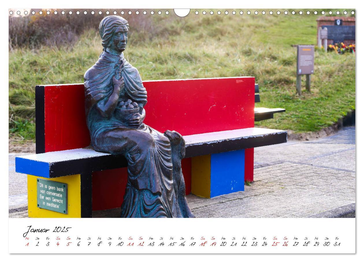 Bild: 9783435451562 | Das Seebad Domburg (Wandkalender 2025 DIN A3 quer), CALVENDO...