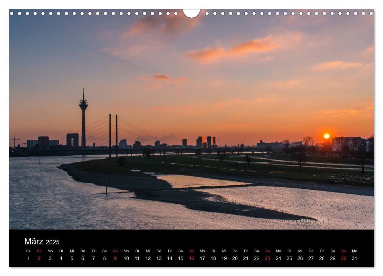 Bild: 9783435610969 | Düsseldorf - Rheinansichten (Wandkalender 2025 DIN A3 quer),...