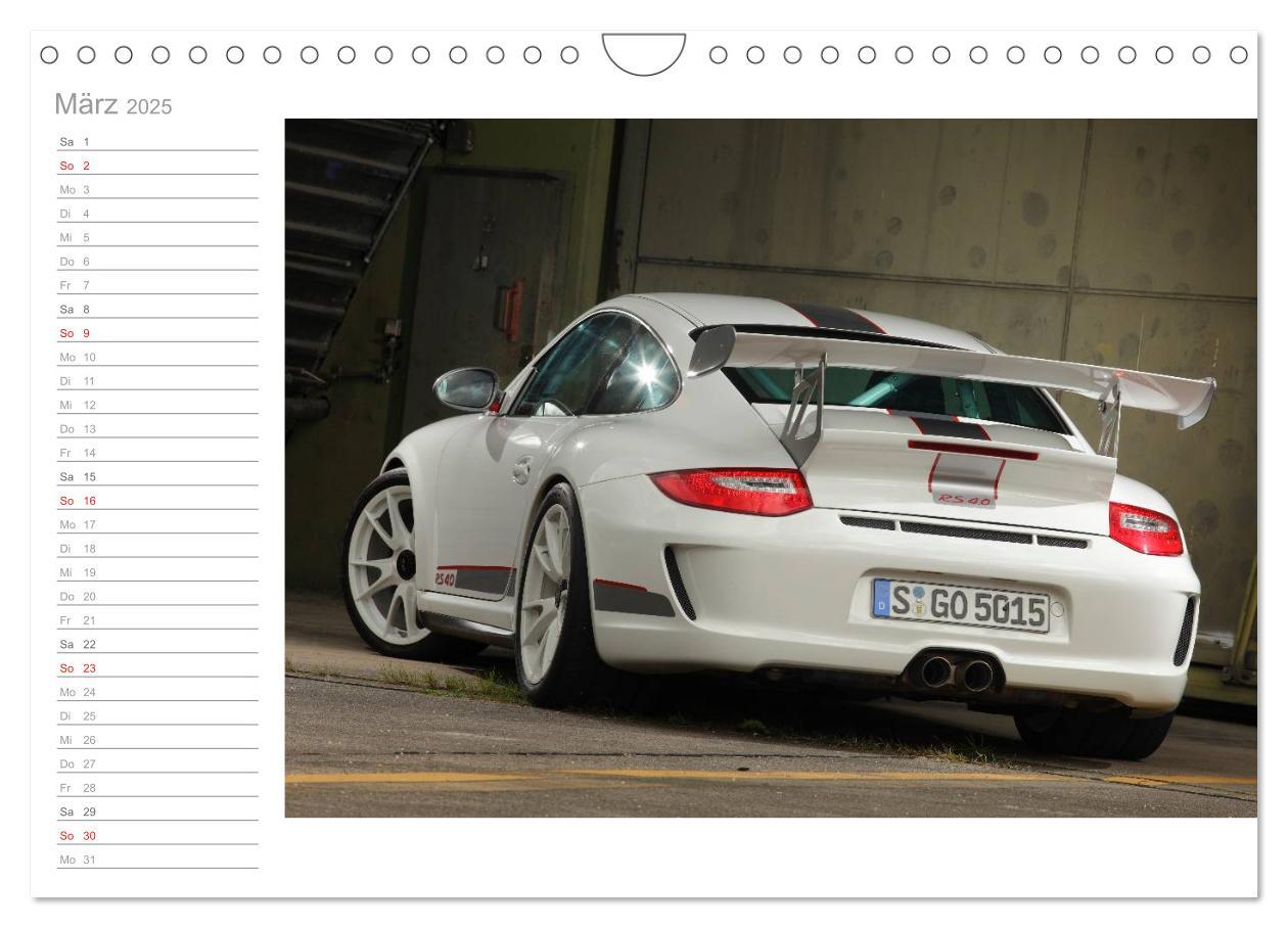 Bild: 9783435536436 | Porsche GT3RS 4,0 (Wandkalender 2025 DIN A4 quer), CALVENDO...