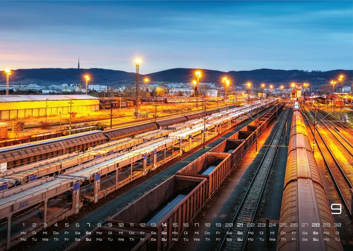 Bild: 9783986734503 | Eisenbahn - faszinierende Bahnwelt - 2025 - Kalender DIN A3 | Kalender