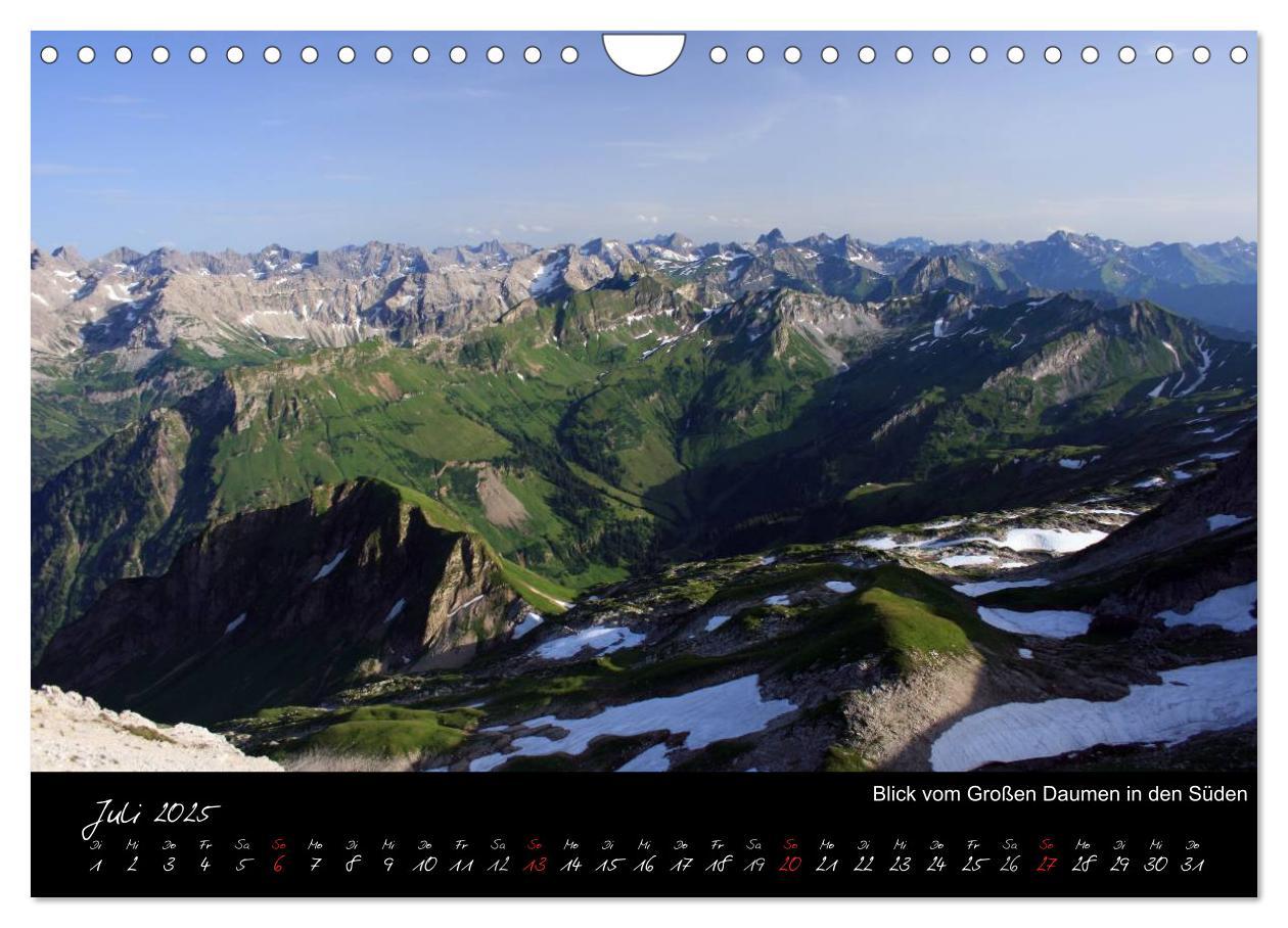 Bild: 9783435838202 | Allgäuer Bergblicke (Wandkalender 2025 DIN A4 quer), CALVENDO...