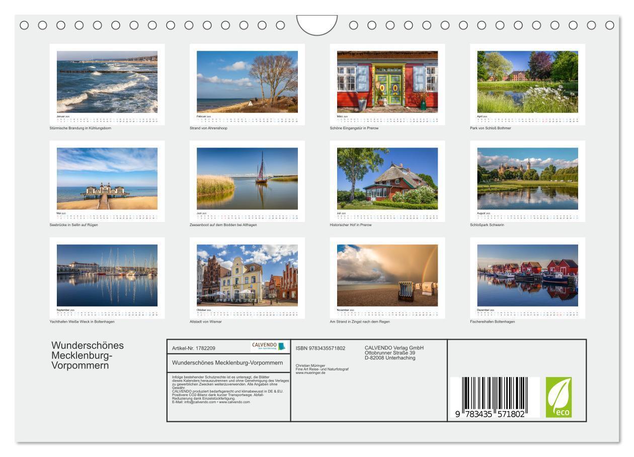 Bild: 9783435571802 | Wunderschönes Mecklenburg-Vorpommern (Wandkalender 2025 DIN A4...