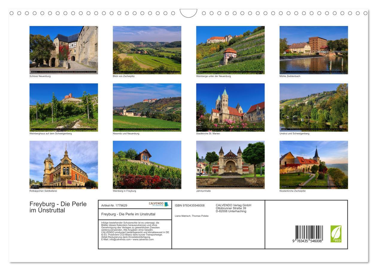 Bild: 9783435546008 | Freyburg - Die Perle im Unstruttal (Wandkalender 2025 DIN A3 quer),...