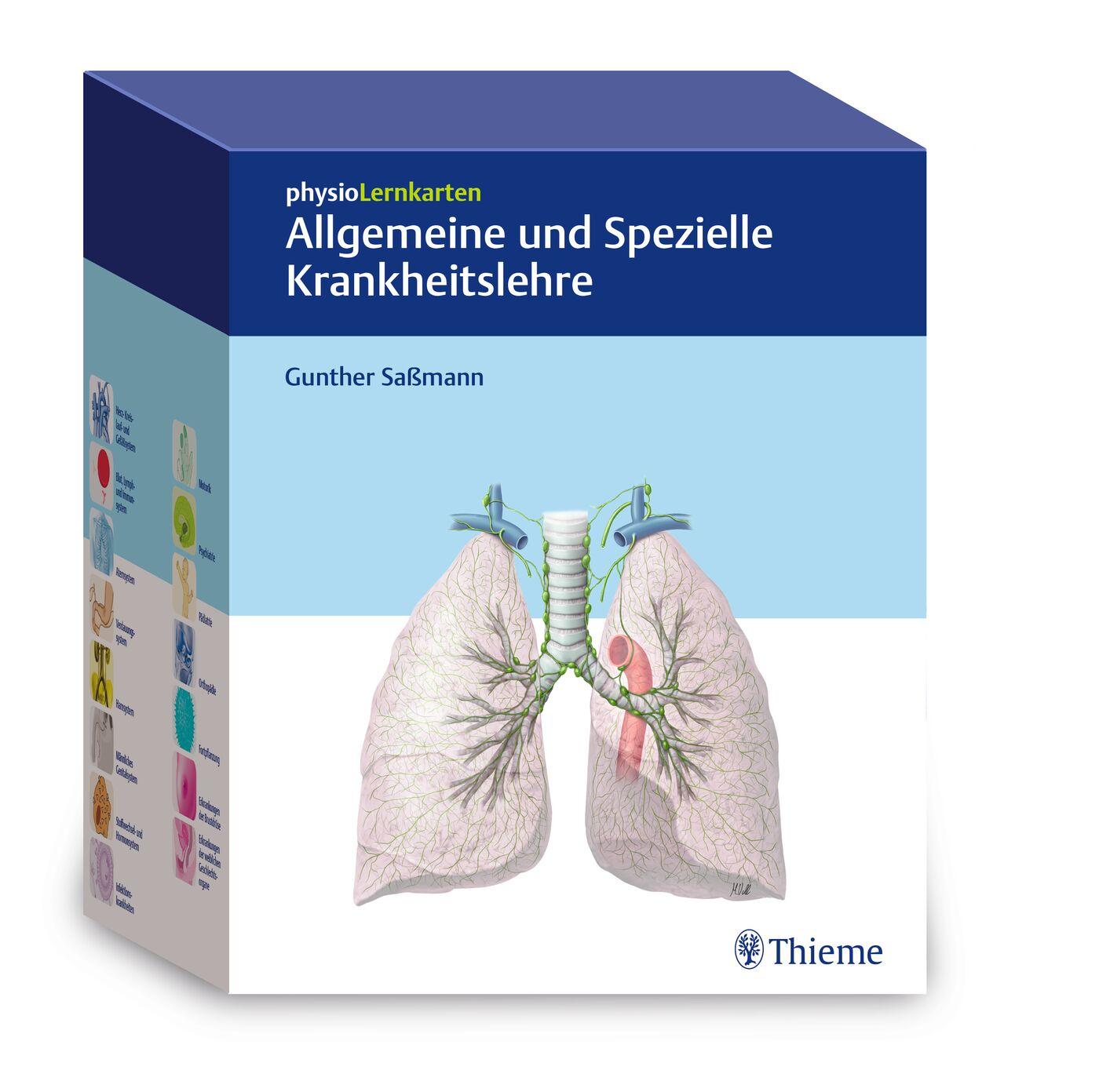 Cover: 9783132446809 | physioLernkarten Allgemeine und Spezielle Krankheitslehre | Saßmann