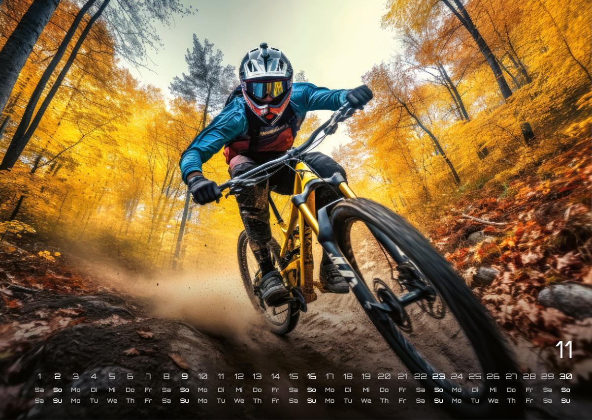 Bild: 9783986734138 | MTB Mountainbike - 2025 - Kalender DIN A3 | GP-Fever.de | Kalender