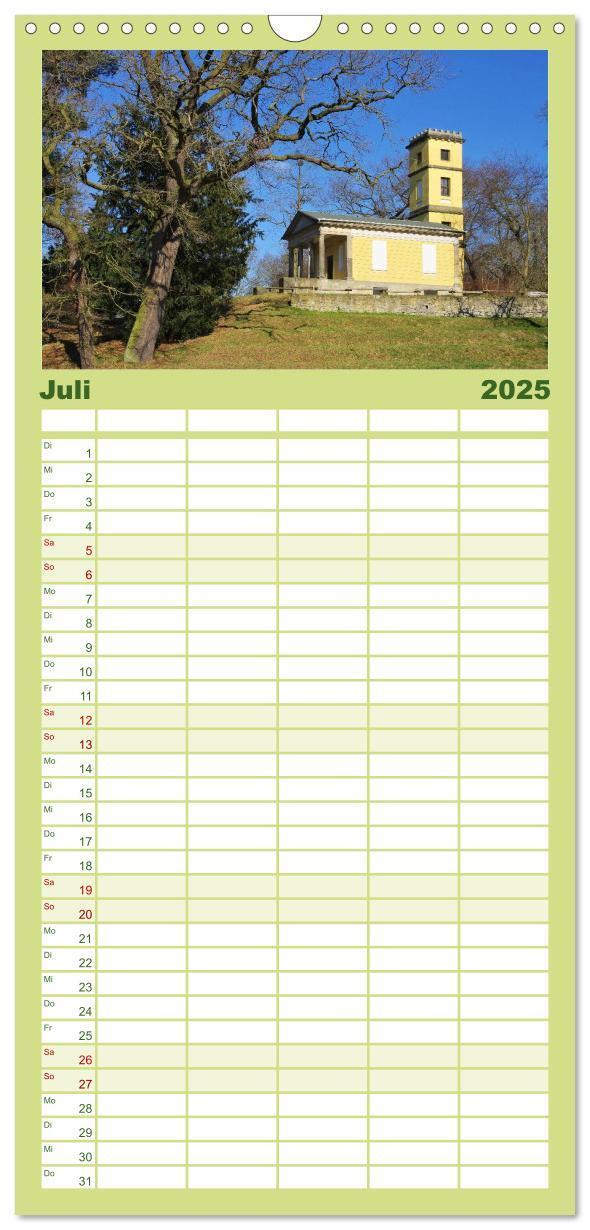 Bild: 9783457117941 | Familienplaner 2025 - Dessau mit 5 Spalten (Wandkalender, 21 x 45...