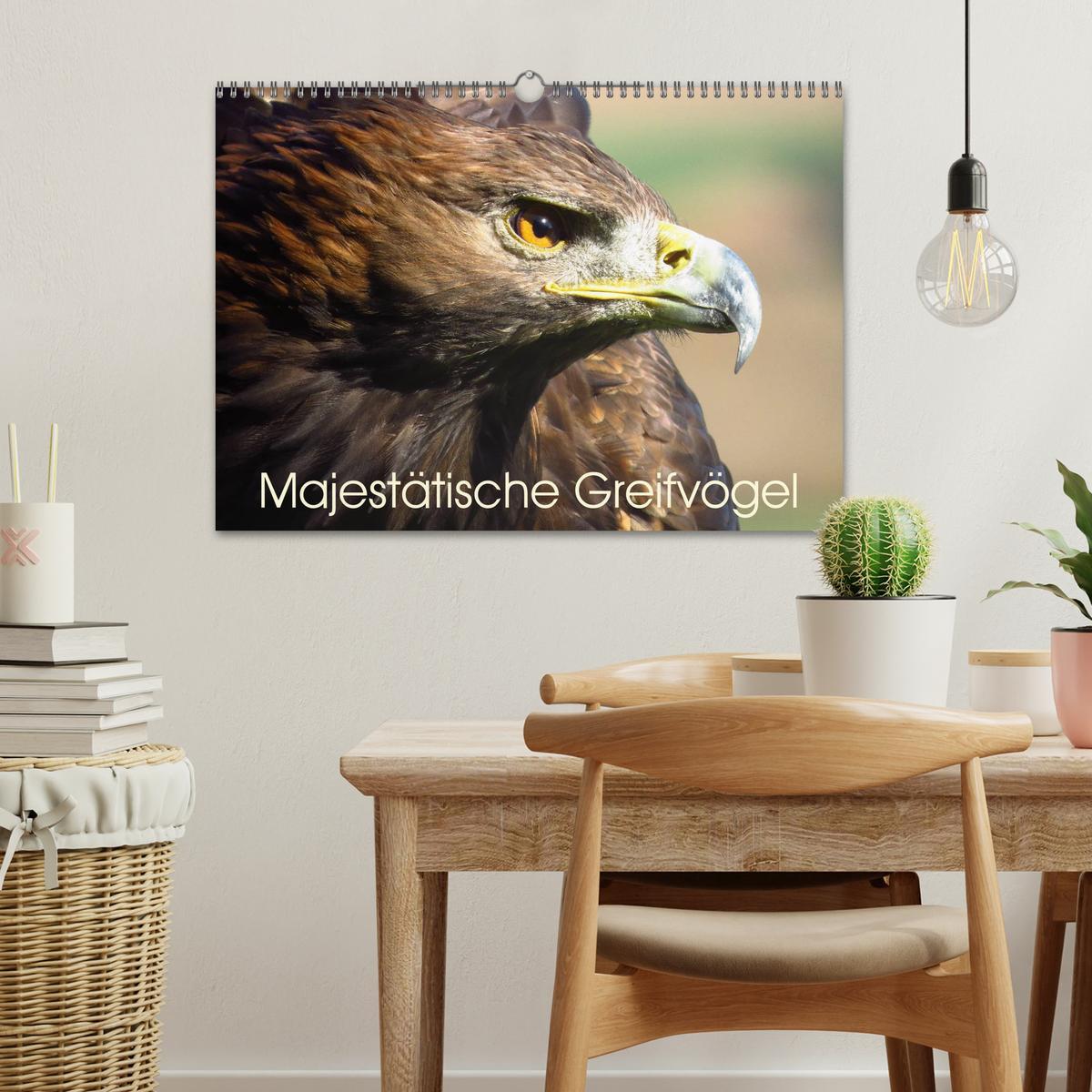 Bild: 9783435559640 | Majestätische Greifvögel (Wandkalender 2025 DIN A3 quer), CALVENDO...