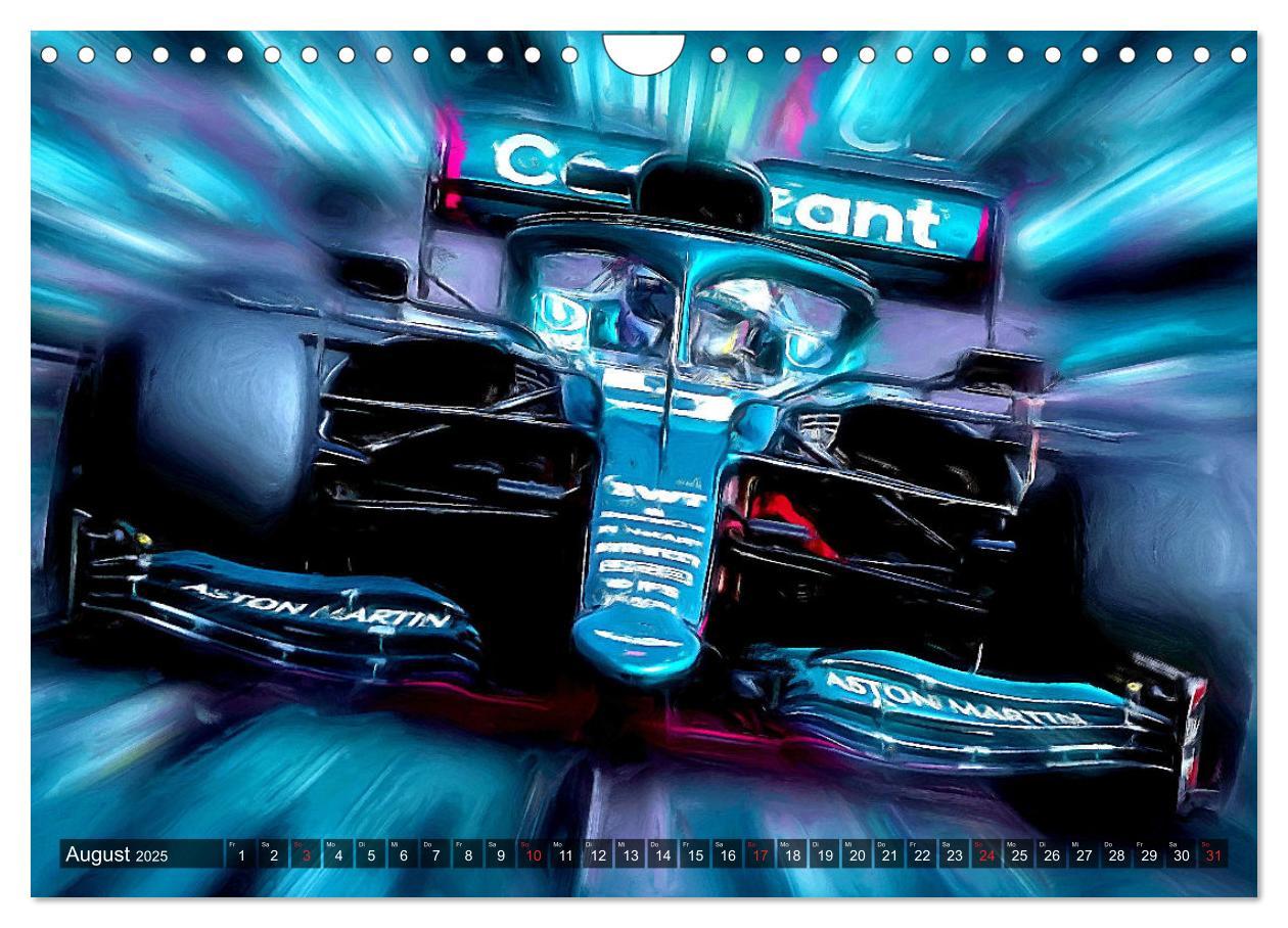 Bild: 9783435247912 | Faszinierende Formel 1 (Wandkalender 2025 DIN A4 quer), CALVENDO...