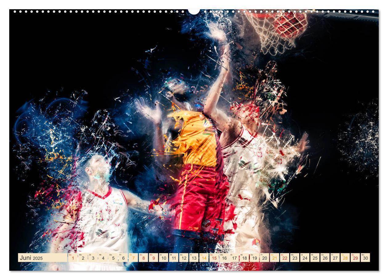 Bild: 9783435324774 | Basketball extrem (Wandkalender 2025 DIN A2 quer), CALVENDO...