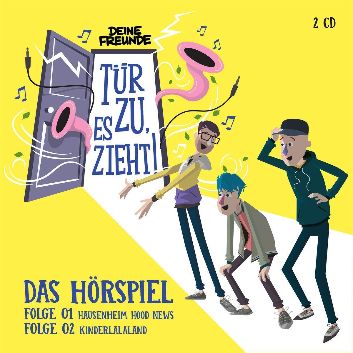 Cover: 602465176278 | Tür zu, es zieht! Folge 01 &amp; 02 (Hörspiel) | Audio-CD | 2 Audio-CDs