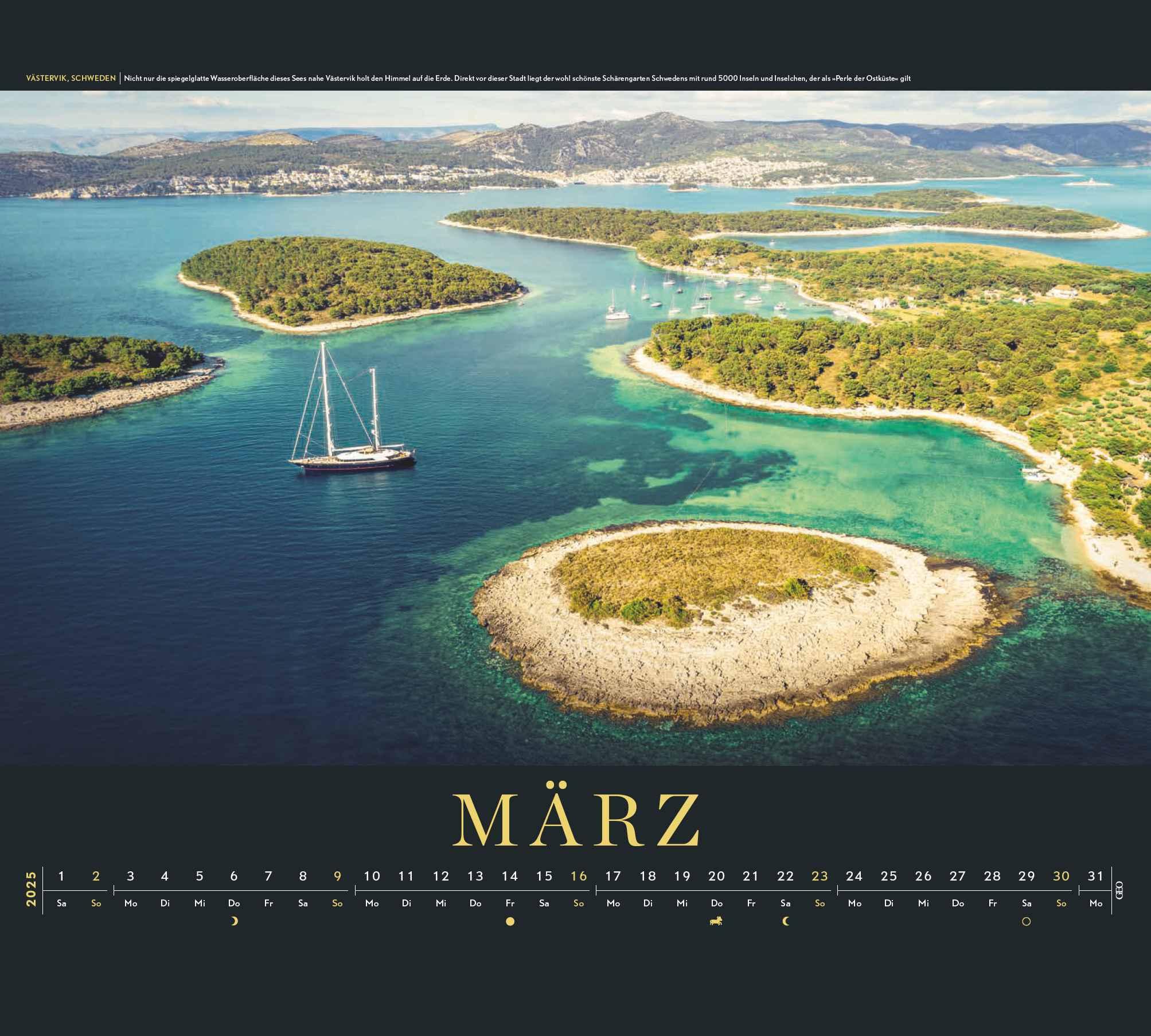 Bild: 4002725988782 | GEO Im Licht des Südens 2025 - Wand-Kalender - Reise-Kalender -...