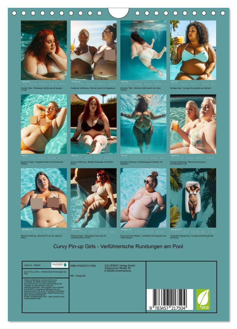 Bild: 9783457217504 | Curvy Pin-up Girls - Verführerische Rundungen am Pool (Wandkalender...