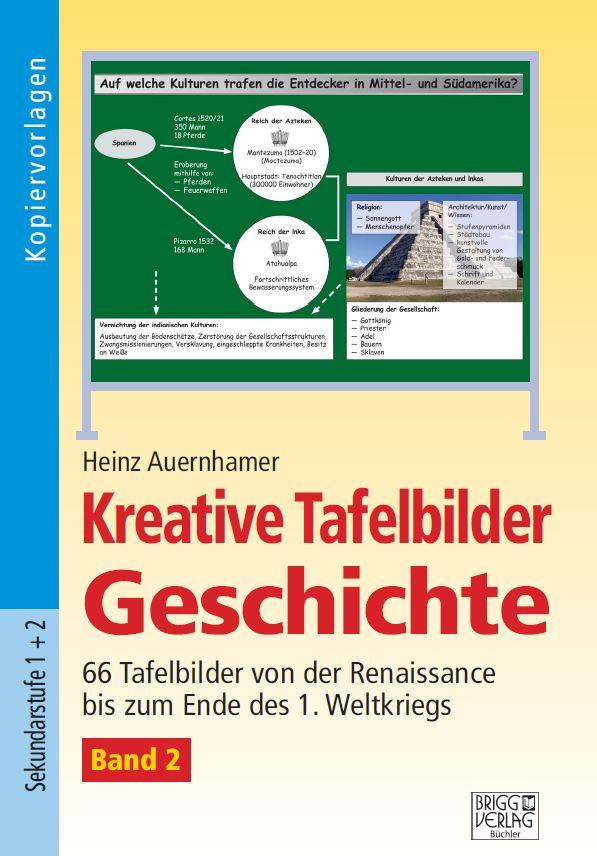 Cover: 9783956601323 | Kreative Tafelbilder Geschichte - Band 2 | Heinz Auernhamer | Buch