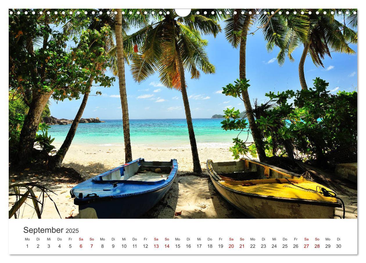 Bild: 9783435440160 | Traumstrände der Seychellen (Wandkalender 2025 DIN A3 quer),...