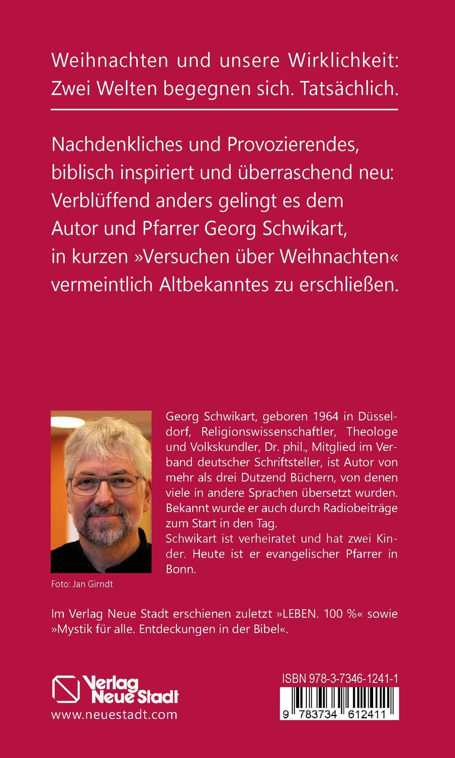 Rückseite: 9783734612411 | Ein Klaps, ein Schrei und eine neue Zeit beginnt | Weihnachtliches