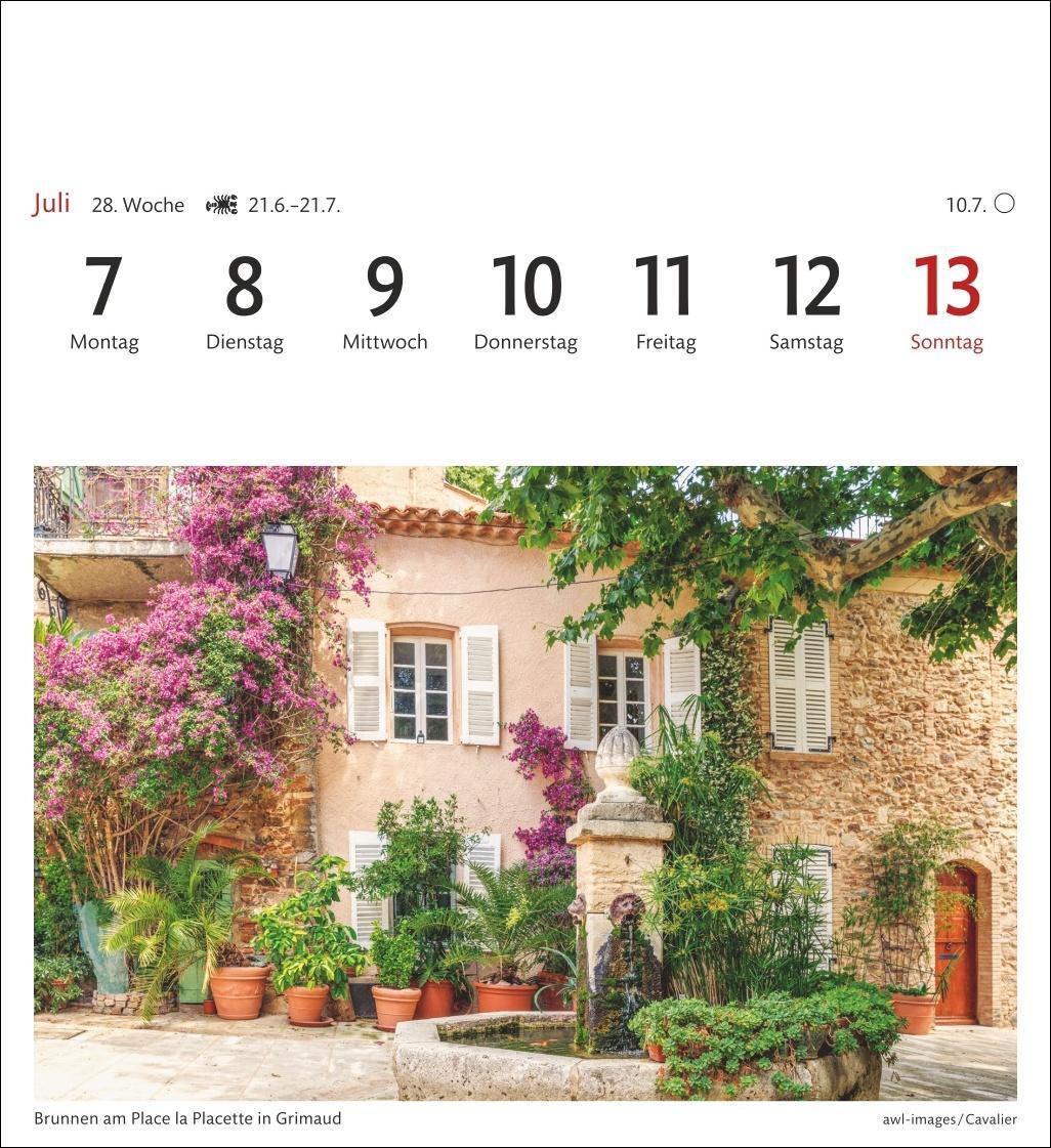 Bild: 9783840033421 | Provence Sehnsuchtskalender 2025 - Wochenkalender mit 53 Postkarten