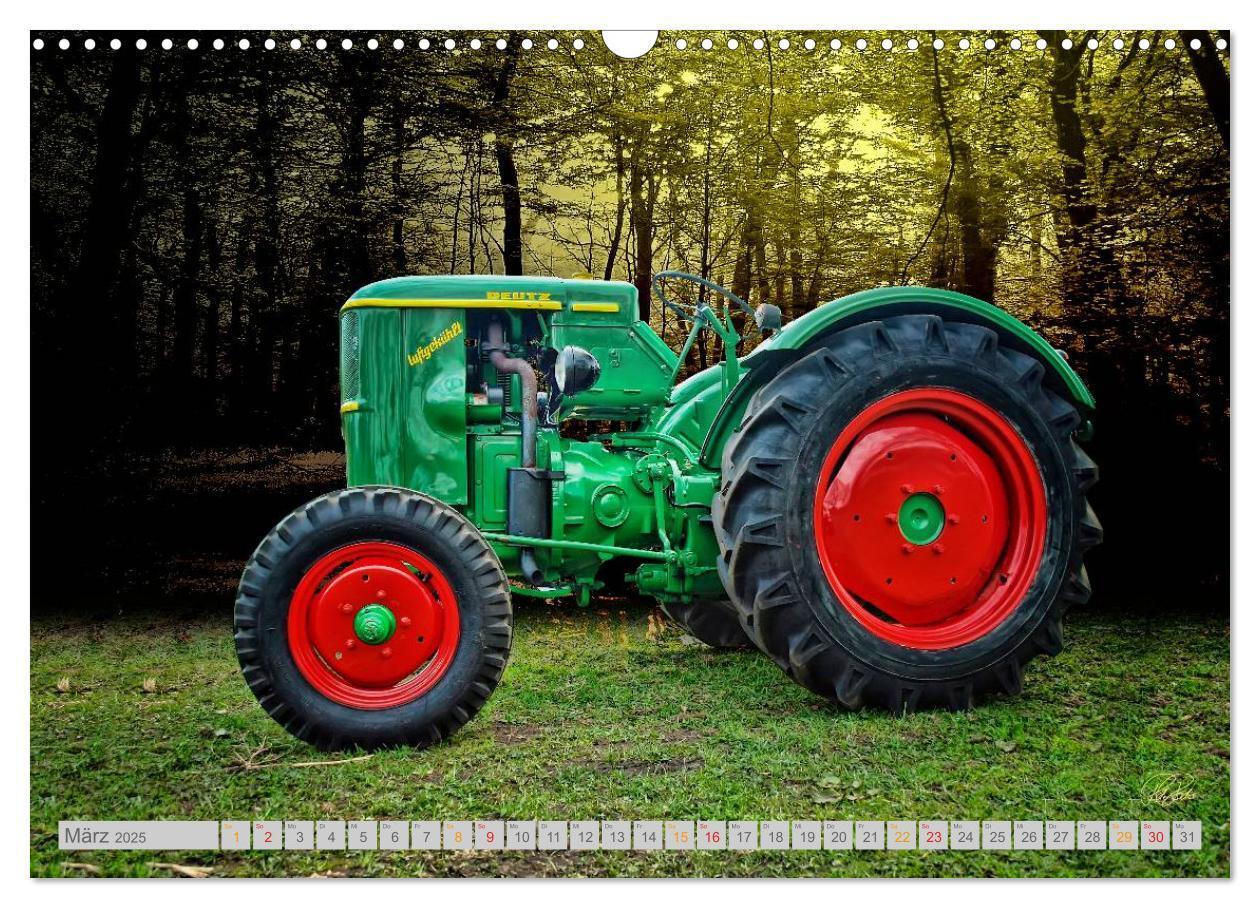 Bild: 9783435607341 | Oldtimer Schätze. Ein Traktoren-Kalender (Wandkalender 2025 DIN A3...