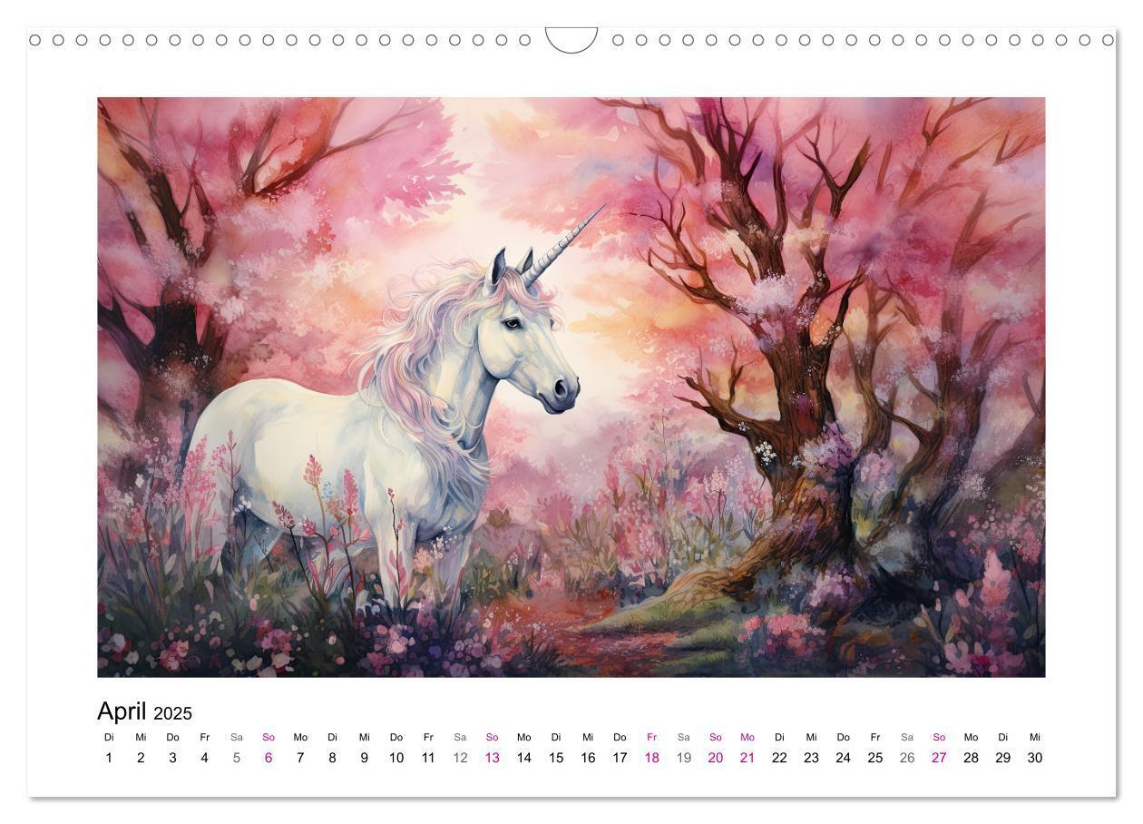 Bild: 9783383892738 | Geliebte Einhörner (Wandkalender 2025 DIN A3 quer), CALVENDO...