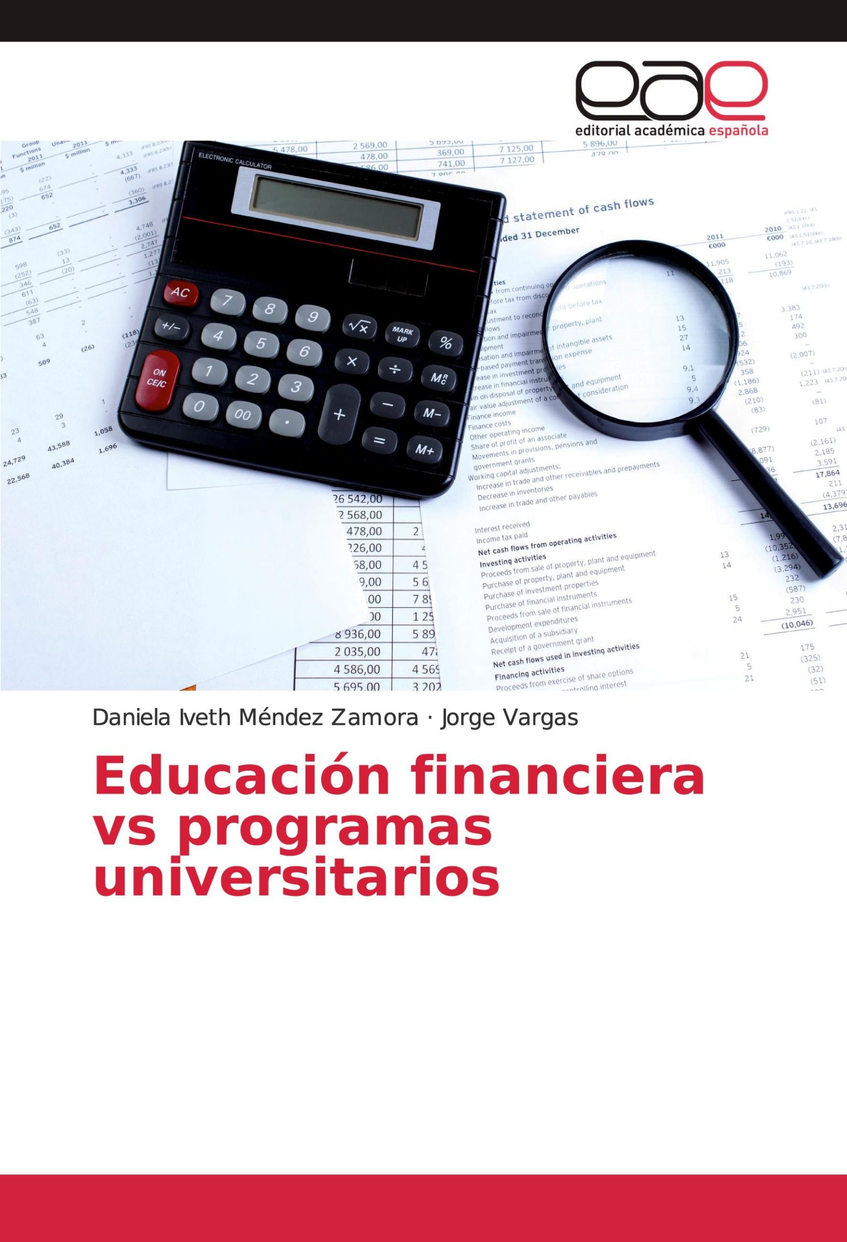 Cover: 9786139408184 | Educación financiera vs programas universitarios | Zamora (u. a.)