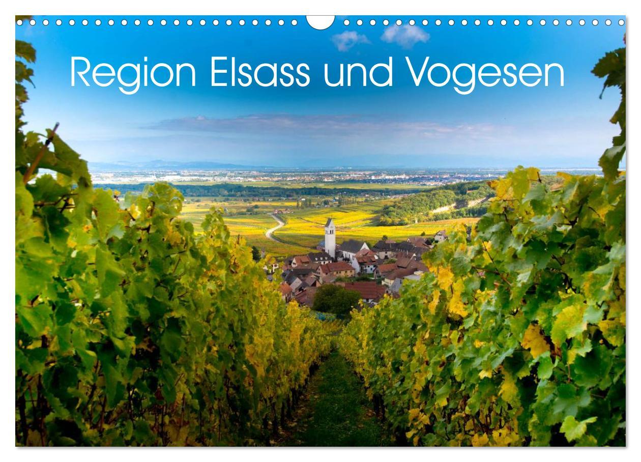 Cover: 9783435461141 | Region Elsass und Vogesen (Wandkalender 2025 DIN A3 quer), CALVENDO...