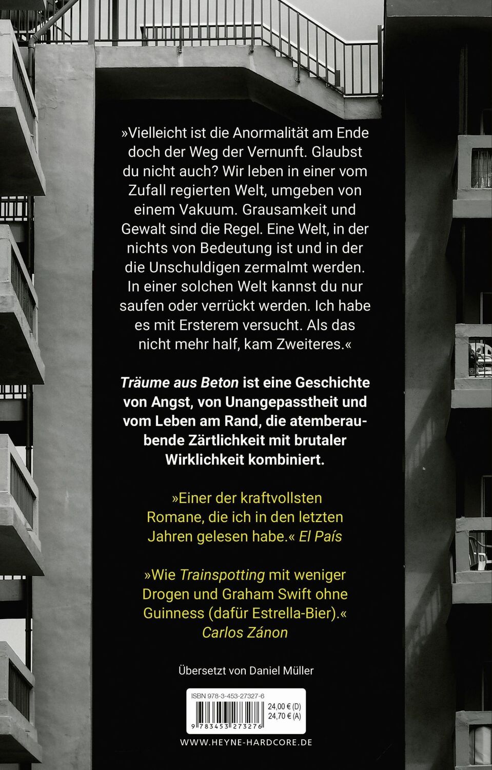 Bild: 9783453273276 | Träume aus Beton | Roman | Kiko Amat | Buch | 560 S. | Deutsch | 2022