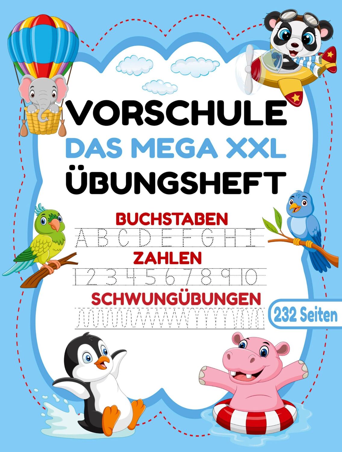 Cover: 9783384038692 | Das MEGA XXL Vorschule Übungsheft ab 5 für Mädchen und Jungen....