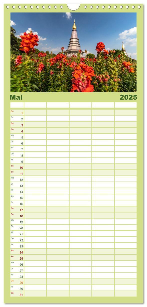 Bild: 9783457092392 | Familienplaner 2025 - Asien - Thailand mit 5 Spalten (Wandkalender,...