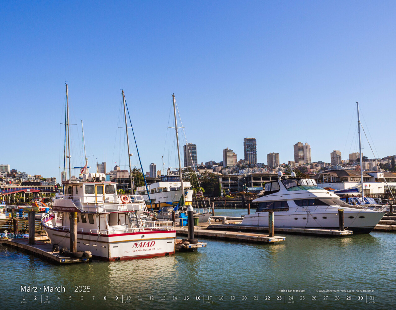 Bild: 9783862923304 | San Francisco 2025 Großformat-Kalender 58 x 45,5 cm | Linnemann Verlag