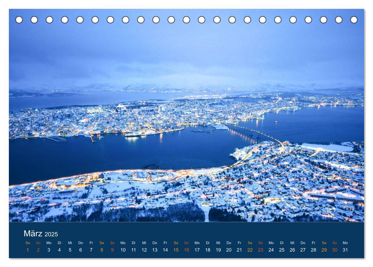 Bild: 9783435203055 | Tromsö, eisiges Nord-Norwegen (Tischkalender 2025 DIN A5 quer),...