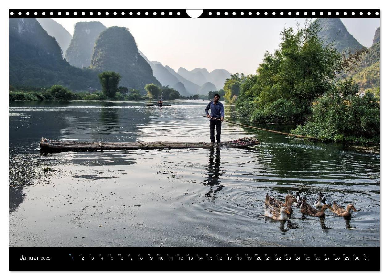 Bild: 9783435627516 | CHINA - Zauberberge am Drachenfluss (Wandkalender 2025 DIN A3...