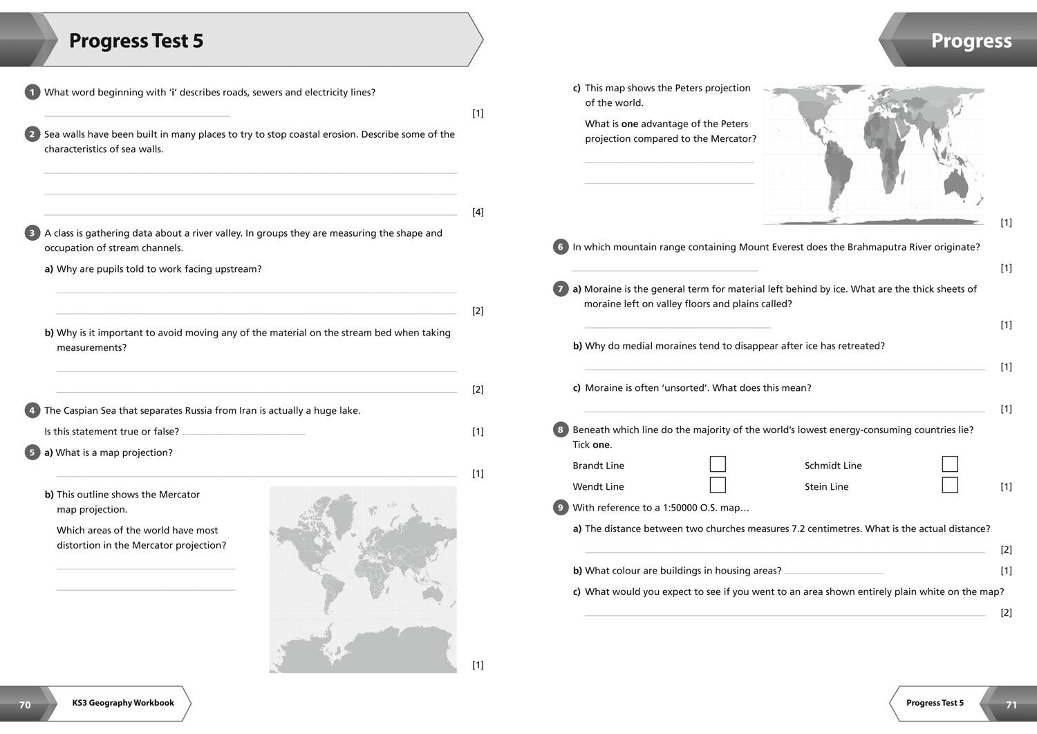 Bild: 9780008399924 | KS3 Geography Workbook | Ideal for Years 7, 8 and 9 | Collins KS3