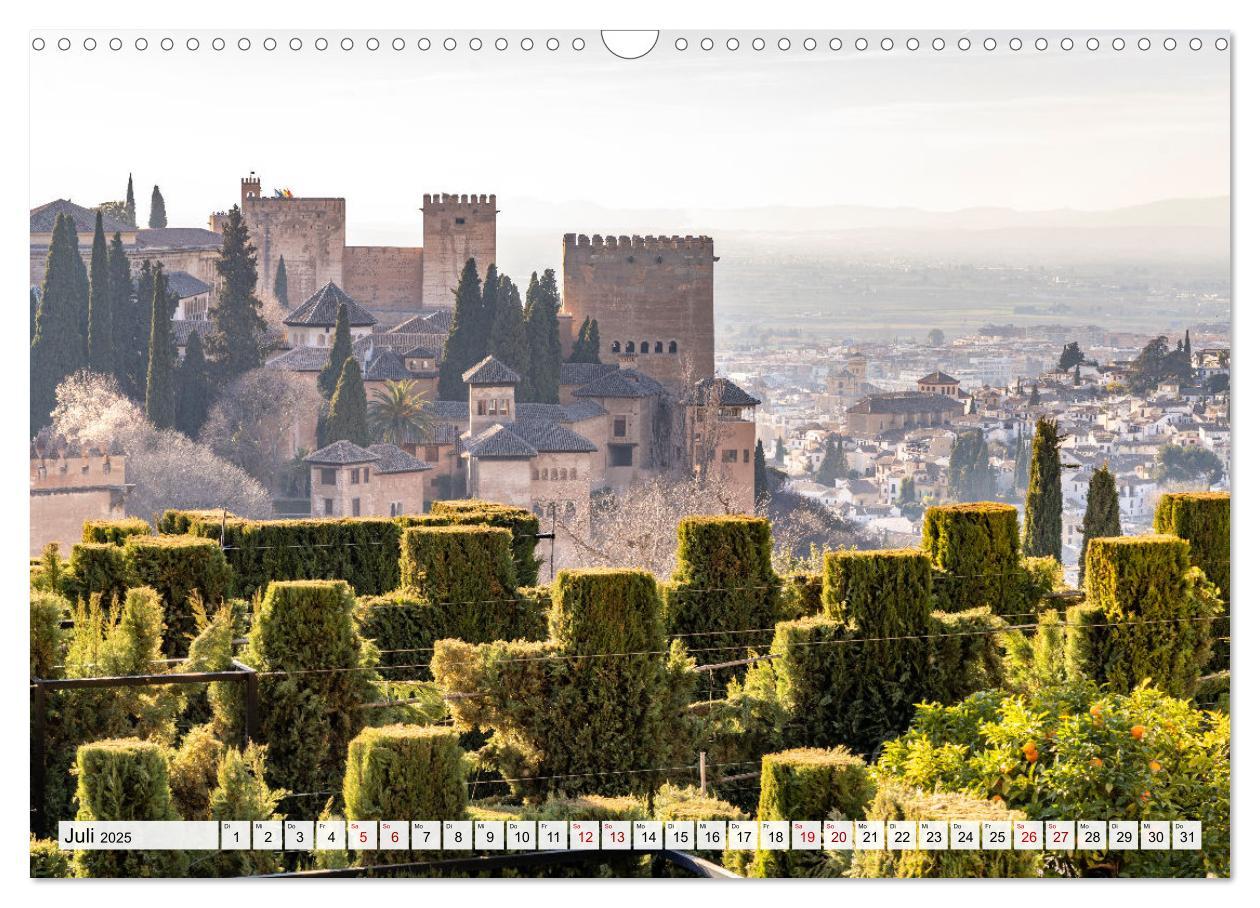 Bild: 9783383976476 | Andalusien - Granada (Wandkalender 2025 DIN A3 quer), CALVENDO...