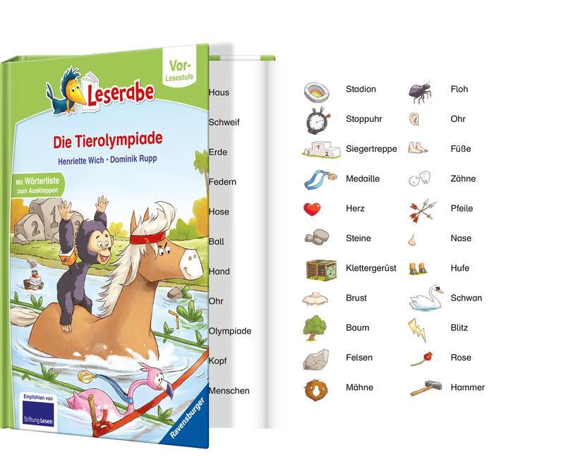 Bild: 9783473460243 | Die Tierolympiade - Leserabe ab Vorschule - Erstlesebuch für Kinder...