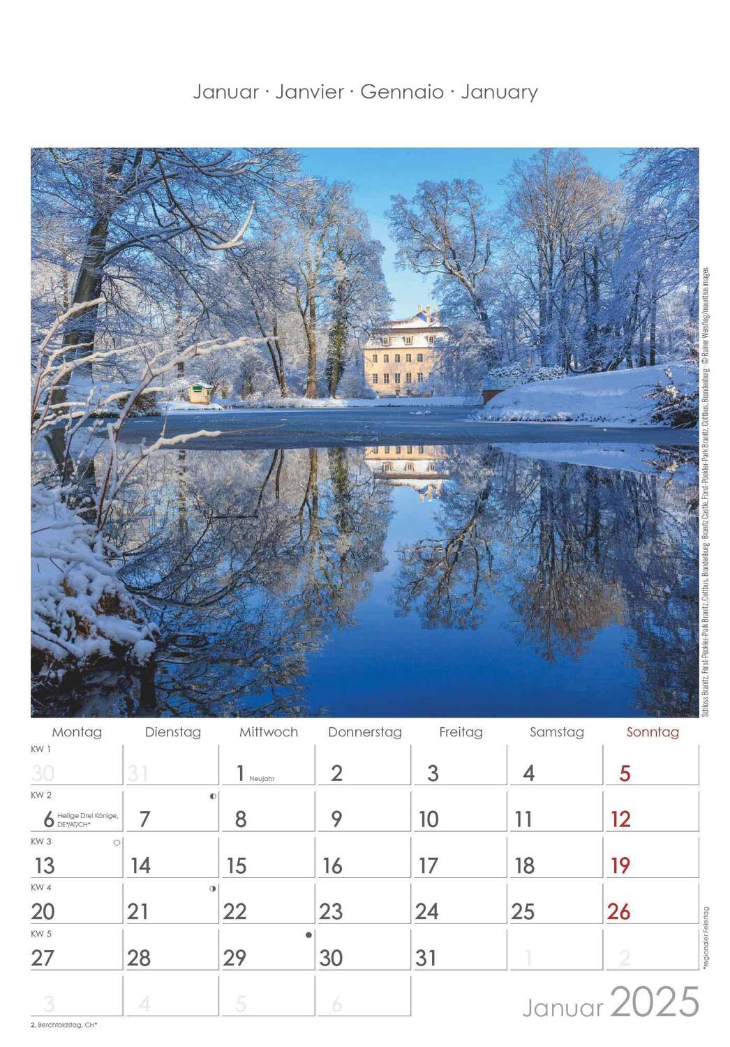 Bild: 4251732341176 | Berlin &amp; Brandenburg 2025 - Bild-Kalender 23,7x34 cm -...