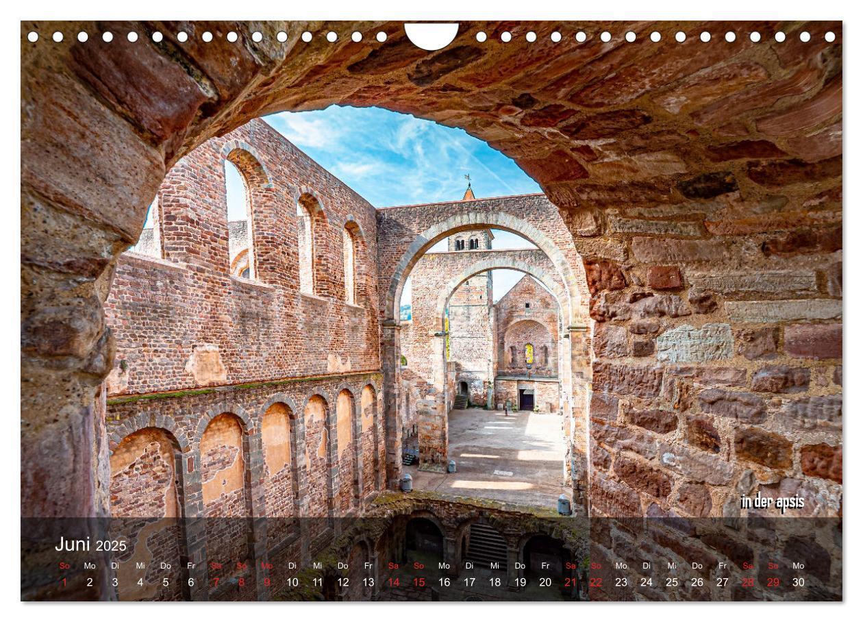 Bild: 9783435084241 | stiftsruine zu bad hersfeld (Wandkalender 2025 DIN A4 quer),...