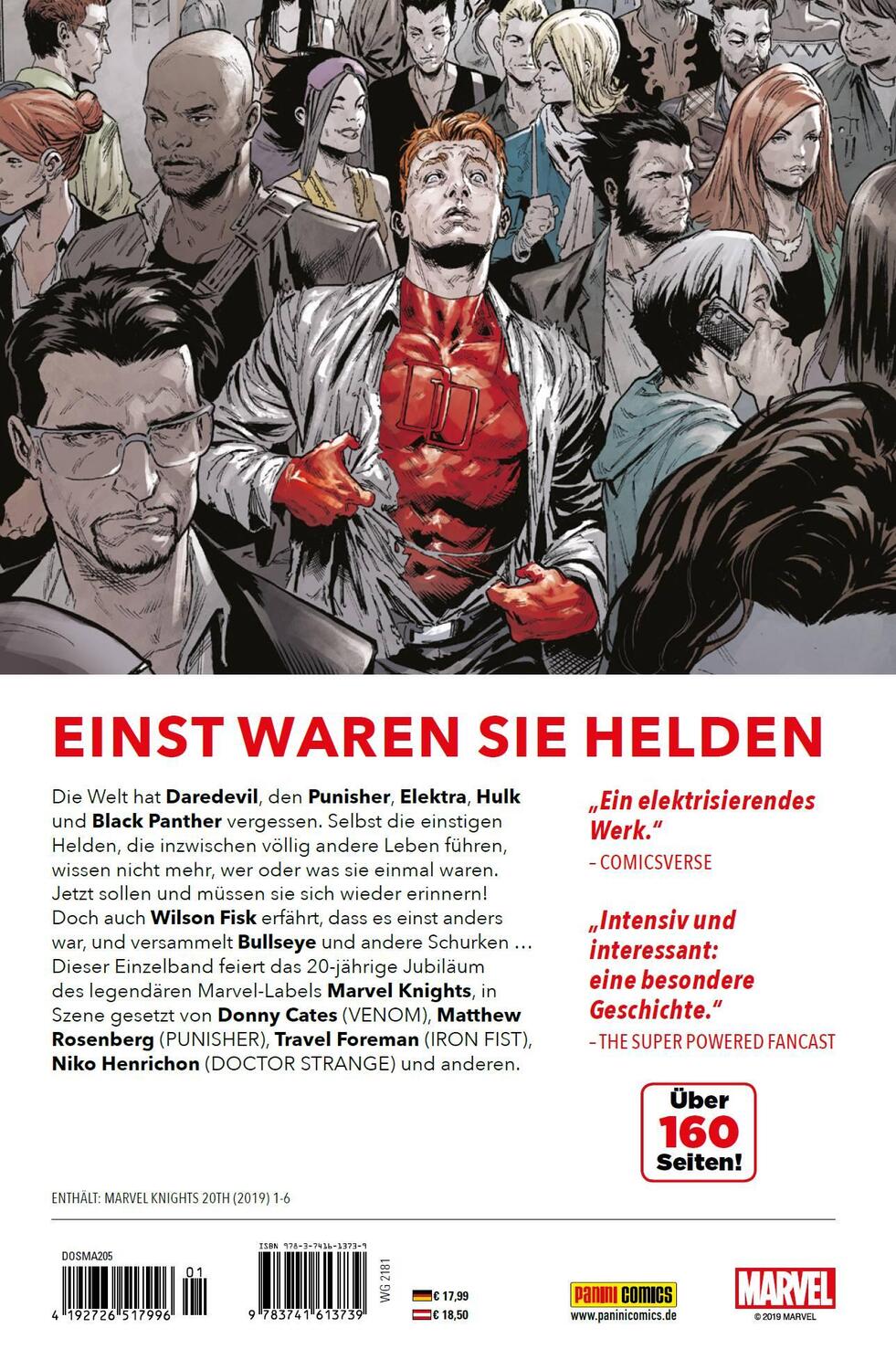 Rückseite: 9783741613739 | Marvel Knights: Vergessene Helden | Matthew Rosenberg (u. a.) | Buch