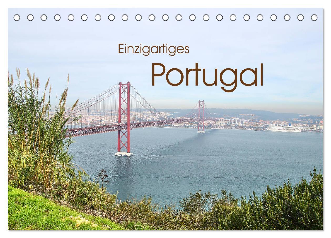 Cover: 9783435233328 | Einzigartiges Portugal (Tischkalender 2025 DIN A5 quer), CALVENDO...