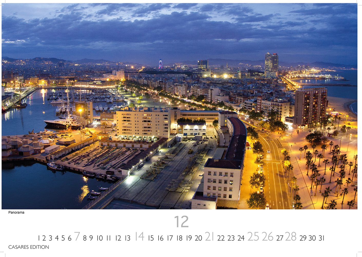 Bild: 9781835240281 | Barcelona 2025 L 35x50cm | Kalender | 14 S. | Deutsch | 2025