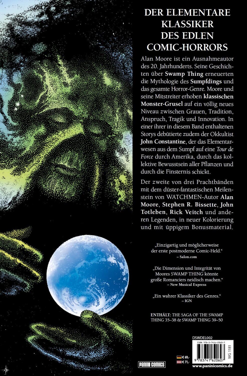 Rückseite: 9783741620607 | Swamp Thing von Alan Moore (Deluxe Edition) | Bd. 2 (von 3) | Buch