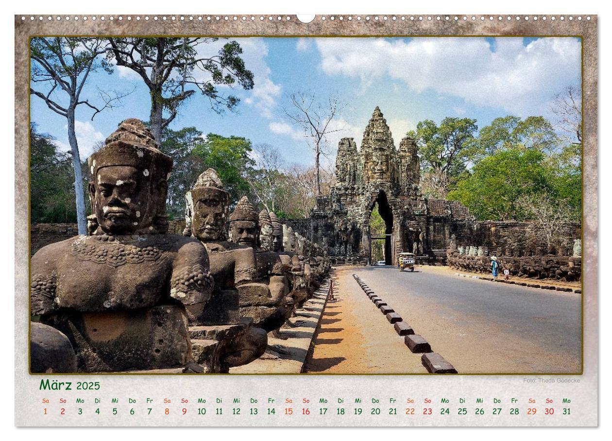 Bild: 9783435471119 | Kambodscha, Angkor Thom, Angkor Wat und Bayon (Wandkalender 2025...