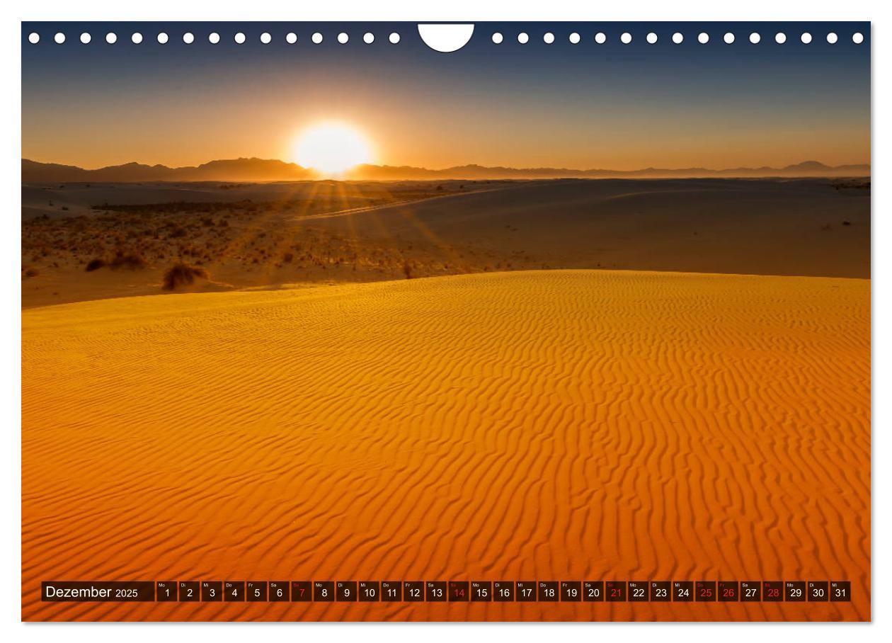 Bild: 9783435210800 | WHITE SANDS Die weiße Wüste in New Mexico (Wandkalender 2025 DIN A4...