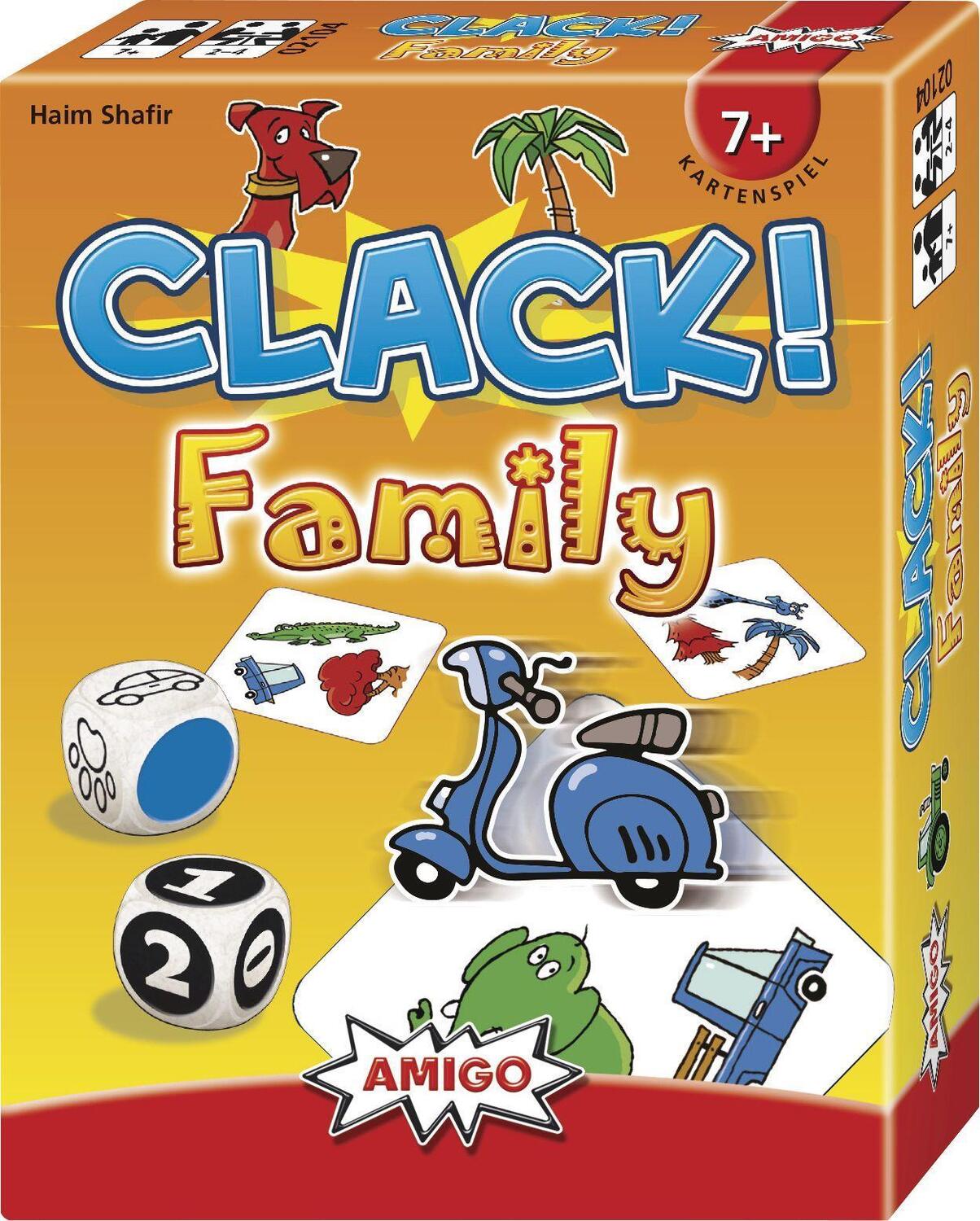 Bild: 4007396021042 | Clack! Family | AMIGO Spiel Freizeit | Spiel | Brettspiel | 02104