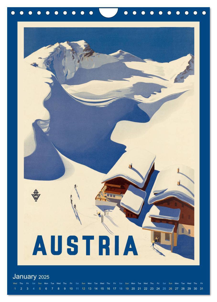 Bild: 9781325971770 | Vintage Travel Posters around the World (Wall Calendar 2025 DIN A4...