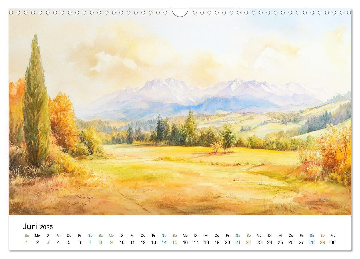 Bild: 9783457183427 | Bucolische Landschaften (Wandkalender 2025 DIN A3 quer), CALVENDO...