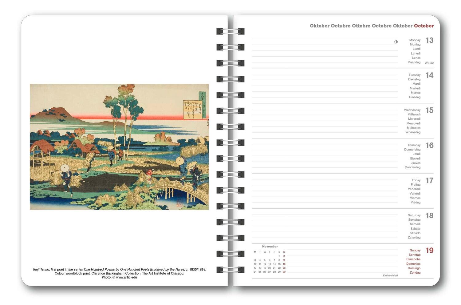 Bild: 4002725994738 | Hokusai 2025 - Diary - Buchkalender - Taschenkalender -...