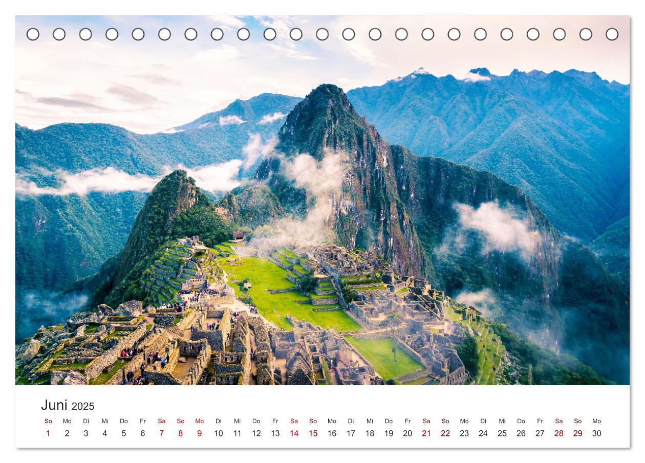 Bild: 9783435002863 | Peru - Das einzigartige Land der Inkas. (Tischkalender 2025 DIN A5...