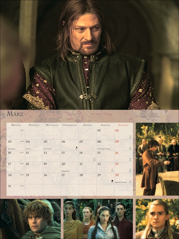 Bild: 9783756404988 | Der Herr der Ringe Broschur XL Kalender 2025 | Kalender | 28 S. | 2025