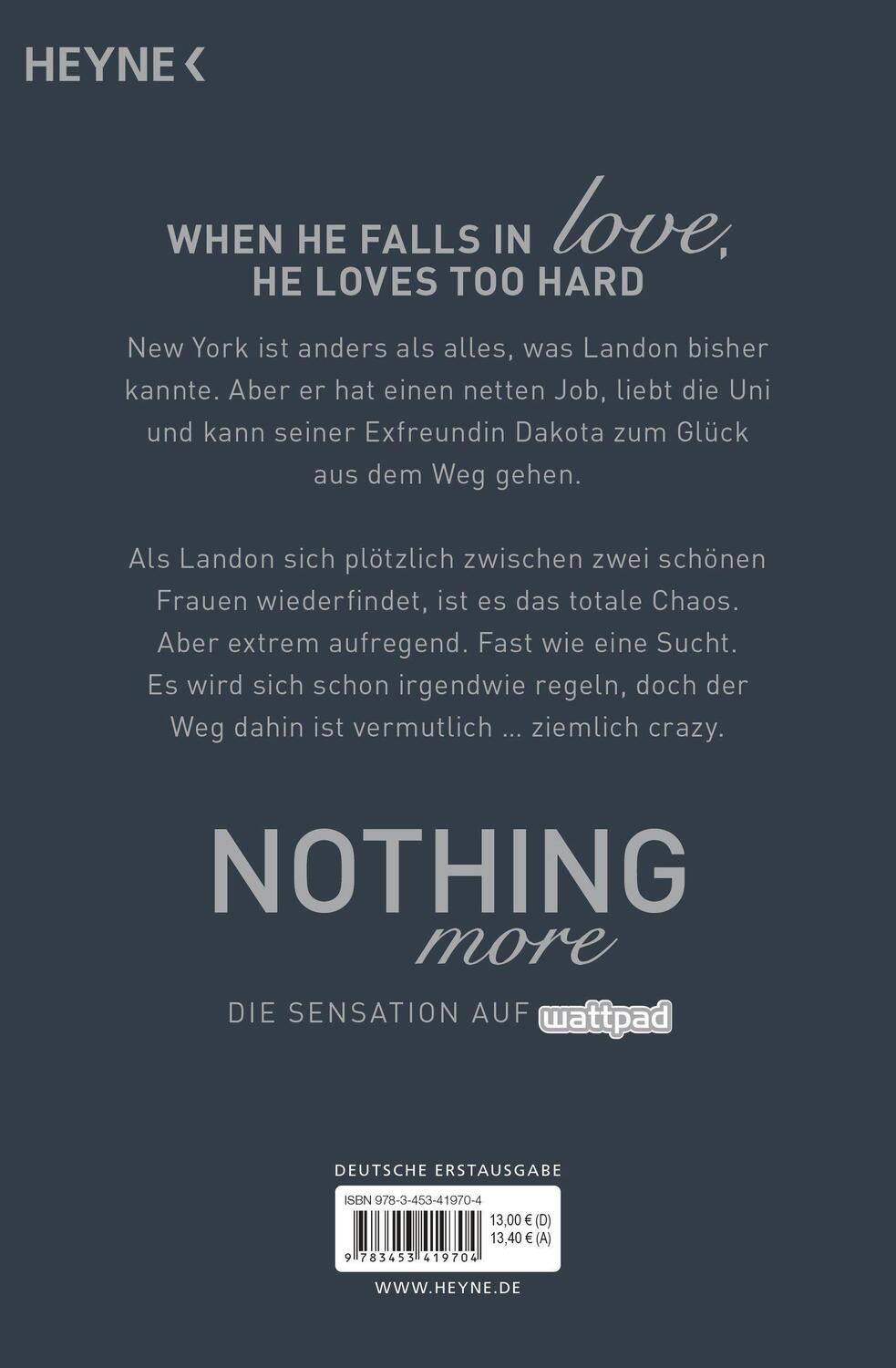 Bild: 9783453419704 | Nothing more | Anna Todd | Taschenbuch | After | 320 S. | Deutsch