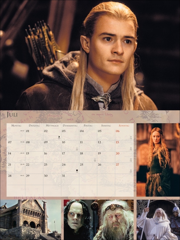 Bild: 9783756404988 | Der Herr der Ringe Broschur XL Kalender 2025 | Kalender | 28 S. | 2025